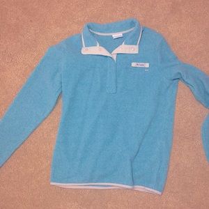 a pullover Columbia jacket